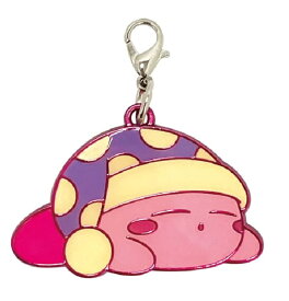 【送料無料】　星のカービィ　メタルチャームスリープ　カービィ　ゲーム　ゲームキャラ　カービー　任天堂　キーホルダー　キーリング　チャーム　鍵　雑貨　グッズ　かわいい