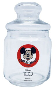 ディズニーキャラクター ガラスキャニスターレトロポップ ミッキーマウス 映画 アニメ 小物入れ お菓子入れ ケース 容器 入れ物 収納 キッチン インテリア 雑貨 グッズ