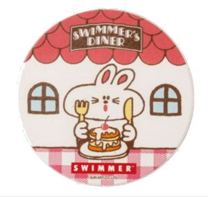 SWIMMER スイマー 吸水コースターDINER コースター コップ置き キッチン 食事 雑貨 グッズ かわいい