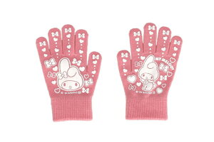 サンリオキャラクターズ 軍手プリティタイム ピンク マイメロディ 手袋 てぶくろ 草むしり 掃除 グローブ 野球 子供 キッズ 雑貨 グッズ かわいい