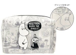 【送料無料】 ムーミン Moomin ラウンドポーチシンプルコミック ミイ リトルミイ アニメ 絵本 キャラクター ポーチ ケース 小物入れ メイク 化粧 コスメ 収納 雑貨 グ