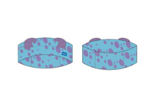 ピクサーキャラクター ヘアバンドキュートファニー サリー モンスターズ・インク ディズニー 映画 アニメ バンド ヘアバン 髪留め お風呂 洗顔 メイク コスメ 雑貨 グ