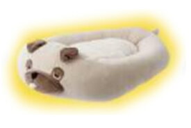 オリジナル　マシュマロダイカットベッドハナ　パグ　犬　フィールペット　動物　アニマル　カゴ　ペット用　猫　ハウス　インテリア　雑貨　グッズ　かわいい