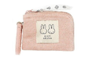 【送料無料】 miffy ミッフィー なかよしワッペンシリーズ デイリーポーチピンク ウサギ  ミッフィーちゃん ディック・ブルーナ アニメ ポーチ ケース 小物入れ 収納 メイ
