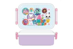【送料無料】 ギャビーのドールハウス 抗菌食洗機対応ふわっとフタタイトランチボックスギャビー アニメ 弁当箱 ランチボックス 遠足 アウトドア 子供 キッズ 雑貨 グッズ