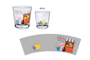 バーバパパ BARBAPAPA アクリルタンブラークリア PARIS SHOPPING バーバ バーバママ ファミリー アニメ 絵本 カップ コップ 食事 食器 キッチン 子供 キッズ 雑貨 グッズ