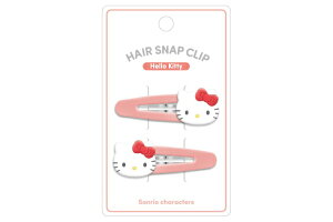 サンリオキャラクターズ ヘアスナップクリップハローキティ ヘアピン 髪留め 髪の毛 ヘアアクセサリー 子供 キッズ 雑貨 グッズ かわいい