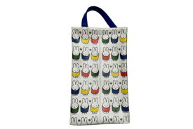 【送料無料】　　miffy　ミッフィー　合皮ティッシュケースバンザイ　ウサギ　 ミッフィーちゃん　ディック・ブルーナ　絵本　アニメ　ケース　カバー　ティッシュ入れ　収納　吊り下げ　壁掛け　インテリア　雑貨　グッズ　かわいい