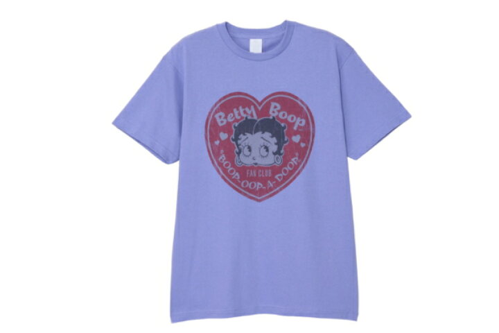 楽天市場】ベティーブープ BETTY BOOP TシャツL ブルー 青 ハート 