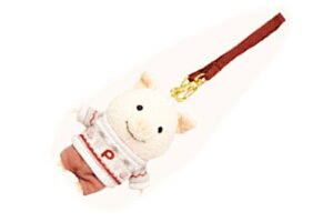 オリジナル ぷーとん マスコット柄入りニット ブタ 動物 アニマル キーホルダー キーリング ストラップ ぬいぐるみ 人形 ドール 雑貨 グッズ かわいい