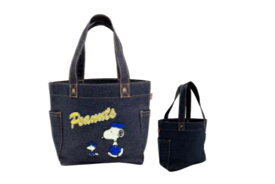 【SNOOPY】【スヌーピー×EDWIN】ミニトート【ベースボール】【コラボ】【ピーナッツ】【ウッドストック】【すぬーぴー】【バッグ】【かばん】【カバン】【鞄】【収納】【お出かけ】【アウトドア】【雑貨】【グッズ】【かわいい】