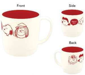 【送料無料】 【日本製】 スヌーピー SNOOPY カップフェイス フレンズ2 ピーナッツ ウッドストック すぬーぴー コップ マグ 食事 食器 キッチン 雑貨 グッズ かわいい