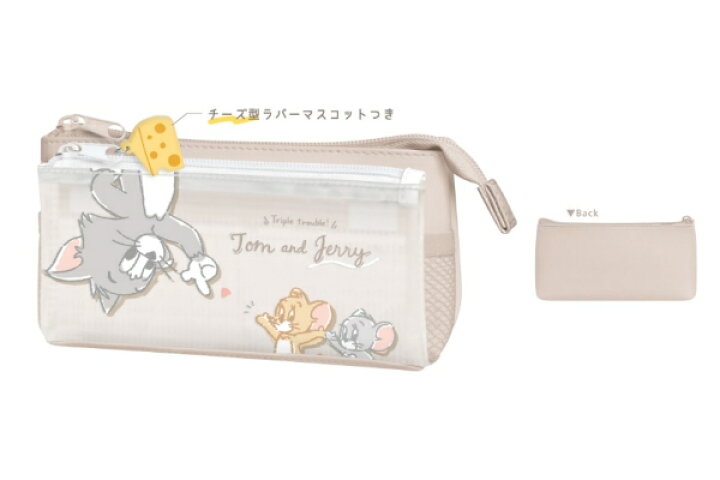 楽天市場】トムとジェリー Tom and Jerry サンカクフラップペンケース 