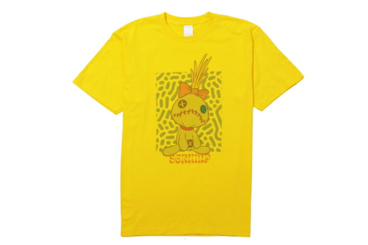 楽天市場】ディズニーキャラクター TシャツL イエロー 黄色 スクランプ 