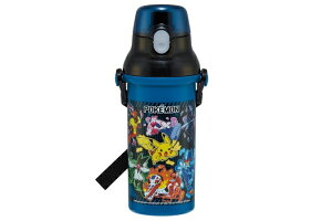 【送料無料】 【日本製】 ポケットモンスター 抗菌食洗機対応直飲みプラワンタッチボトル480ml 25 ピカチュウ ポケモン ゲーム アニメ 映画 マグ ボトル 水筒 遠足 子供