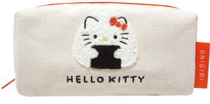 【送料無料】  サンリオキャラクターズ おにぎりシリーズ 帆布スクエアポーチハローキティ ケース 小物入れ 収納 メイク 化粧 コスメ 雑貨 グッズ かわいい