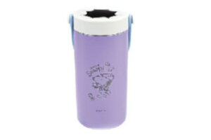 スヌーピー SNOOPY ハンドル付ペットボトルホルダーパープル 紫 シェフ ピーナッツ ウッドストック すぬーぴー ケース カバー ペットボトル入れ 収納 水筒 マグ アウトド