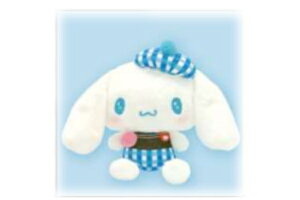 サンリオキャラクターズ ぬいぐるみS ギンガムデニム シナモロール シナモン マスコット 人形 ドール おもちゃ インテリア 子供 キッズ 雑貨 グッズ かわいい