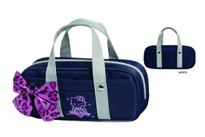 【送料無料】 サンリオキャラクターズ スクバ風ペンケースギャルハート ハローキティ ポーチ ペン入れ 筆箱 収納 文房具 学校 勉強 雑貨 グッズ かわいい