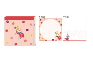 セット商品 10冊入り 【日本製】  ムーミン Moomin スクエアメモLMF25 ミイ リトルミイ アニメ 絵本 キャラクター メモ帳 文房具 雑貨 グッズ かわいい