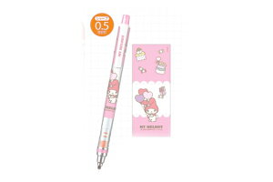 【日本製】  サンリオキャラクターズ クルトガシャープ0.5mm マイメロディ シャープペンシル シャーペン 筆記用具 文房具 学校 勉強 雑貨 グッズ かわいい