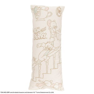 トムとジェリー 抱き枕ホームリラックス トム ジェリー アニメ 抱き枕 ピロー ロングクッション インテリア 雑貨 グッズ かわいい