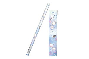 セット商品 20本入り 【日本製】  オリジナル マット軸青えんぴつマリン もちもちぱんだ 動物 アニマル 鉛筆 エンピツ ペンシル 筆記用具 文房具 学校 勉強 雑貨 グ