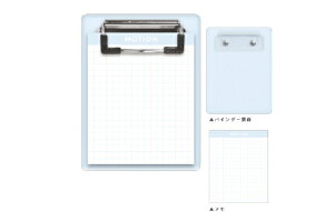セット商品 10冊入り オリジナル クリアバインダーメモブルー 青 MOTiON メモ帳 文房具 学校 勉強 雑貨 グッズ かわいい