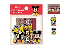 【送料無料】  【日本製】  ディズニーキャラクター×松本セイジ ホログラムステッカーミッキーマウス 映画 アニメ ステッカー シール 文房具 雑貨 グッズ かわいい