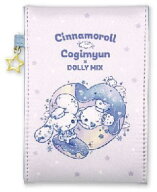 サンリオキャラクターズ　折りたたみミラーパープル　紫　シナモロールこぎみゅん×DOLLYMIX　かがみ　鏡…