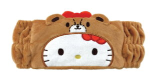 【送料無料】  サンリオキャラクターズ フェイスヘアバンドおともだちきぐるみ ハローキティ 髪留め バンド ヘアバン お風呂 洗顔 メイク コスメ 雑貨 グッズ かわいい
