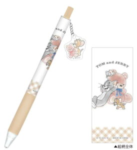 トムとジェリー マスコット付きシャープ0.5mm ベア トム ジェリー アニメ キャラクター シャーペン ペンシル 筆記用具 文房具 学校 勉強 雑貨 グッズ かわいい