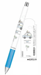 セット商品 10本入り 【日本製】  スヌーピー SNOOPY エナージェルボールペン0.5mm ドライブ ピーナッツ ウッドストック すぬーぴー キャラクター ボールペン 筆記用具 文房