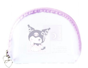 サンリオキャラクターズ クリアマットポーチバレエコア クロミ ケース 小物入れ 収納 メイク 化粧 コスメ 雑貨 グッズ かわいい