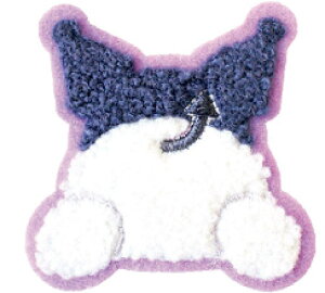 サンリオキャラクターズ ししゅうステッカーおしり クロミ シール アイロン 刺繍 文房具 雑貨 グッズ かわいい