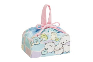 【日本製】  すみっコぐらし ランチ巾着すみっこぐらし サンエックス ゆるキャラ ポーチ ケース ランチバッグ 弁当入れ 収納 遠足 アウトドア 子供 キッズ 雑貨 グッ