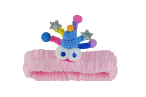 【送料無料】 オリジナル ファニーヘアバンドピンク パリピアン 髪留め バンド ヘアバン お風呂 洗顔 メイク コスメ 化粧 雑貨 グッズ かわいい