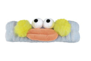 オリジナル ファニーヘアバンドブルー 青 タラコリア 髪留め バンド ヘアバン お風呂 洗顔 メイク コスメ 化粧 雑貨 グッズ かわいい