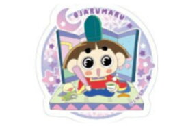【送料無料】　おじゃる丸　ステッカーおじゃる丸と電ボ　アニメ　シール　文房具　雑貨　グッズ　かわいい