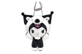 【送料無料】　サンリオキャラクターズ　バンザイシリーズ　ぬいぐるみネックポーチクロミ×アリクイ　ケース　小物入れ　収納　首掛け　マスコット　人形　子供　キッズ　雑貨　グッズ　かわいい