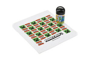 日本製 Minecraft マインクラフト 抗菌ケース付きおしぼり25 クリーパー マイクラ ブロック ゲーム おしぼり お手拭 タオル 遠足 アウトドア 子供 キッズ 雑貨 グッズ