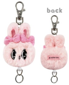 【送料無料】　エスターバニー　マスコットリールキーホルダーリボンバニー　ウサギ　動物　アニマル　キーホルダー　キーリング　チャーム　鍵　ぬいぐるみ　人形　ドール　雑貨　グッズ　かわいい