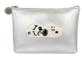 【送料無料】　スヌーピー　SNOOPY　マチ付きポーチTake it easy　ピーナッツ　ウッドストック　アニメ　キャラクター　ケース　小物入れ　収納　メイク　化粧　コスメ　雑貨　グッズ　かわいい