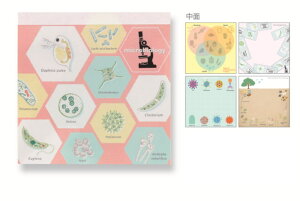 【送料無料】 【5個セット】 【セット】 【セット商品】 オリジナル メモパッド・スクエア微生物学 STUDY HOLIC メモ帳 文房具 雑貨 グッズ かわいい