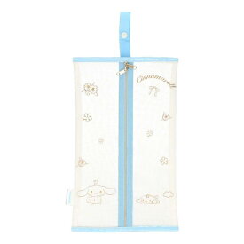 【送料無料】　サンリオキャラクターズ　メッシュティッシュカバーシナモロール　シナモン　ケース　ティッシュ入れ　収納　インテリア　雑貨　グッズ　かわいい