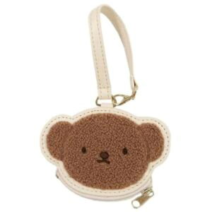 miffy ミッフィー おかおミニポーチボリス ディック・ブルーナ 絵本 アニメ ケース 小物入れ 収納 キーホルダー キーリング ストラップ メイク 化粧 コスメ 雑貨 グッ