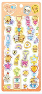 10枚セット セット セット商品 平成メモリー ぷくキラチャームステッカーなっとうちゃん シール ミニ プチ ワンポイント 文房具 雑貨 グッズ かわいい