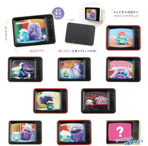 【10個セット】【セット】【セット商品】【日本製】【ホイッピとラッピ】シークレットテレビ型マグネット【キャラクター】【マグネット】【磁石】【キッチン】【インテリア】【雑貨】