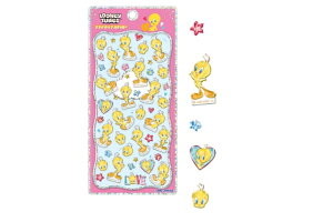 ルーニー・テューンズ プチドロップステッカートゥイーティー アニメ アメキャラ ステッカー シール ワンポイント プチ ミニ 文房具 雑貨 グッズ かわいい