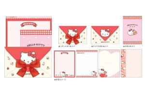 【送料無料】 サンリオキャラクターズ リボン付レターセットハローキティ 手紙 お手紙 便箋 封筒 文房具 雑貨 グッズ かわいい